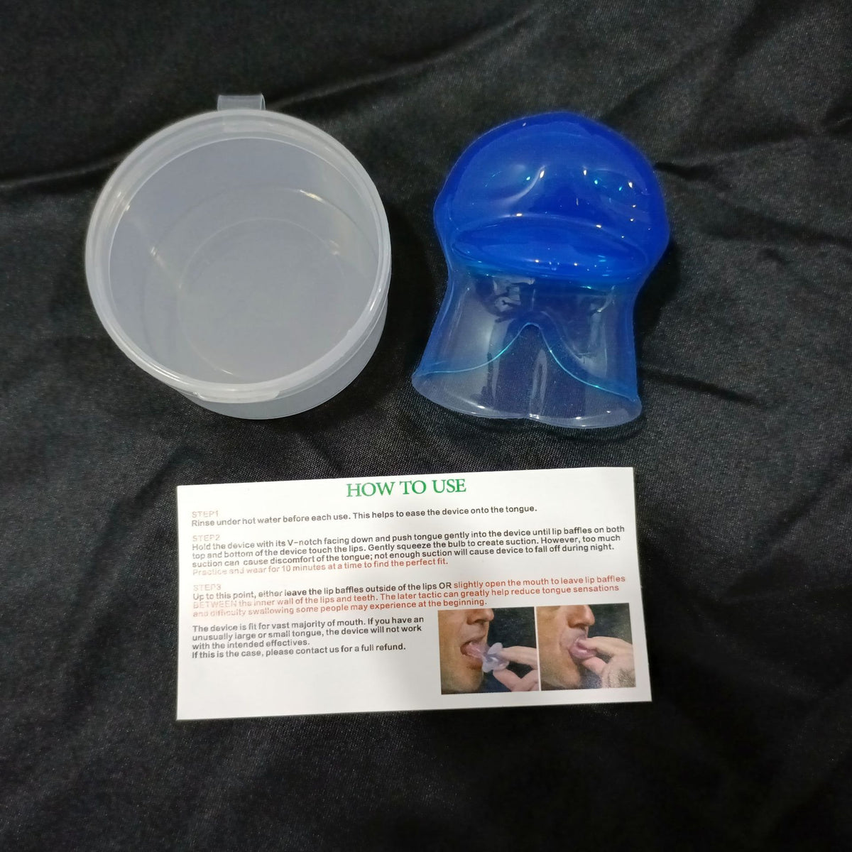 Anti snoring tongue sleeve device, anti snoring device, tongue silicone anti snoring respirator, sleep apparatus