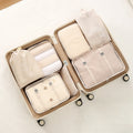 7Pcs Travel Packing Cubes, Luggage Organizer Set with Shoe Bag for Clothes Storage