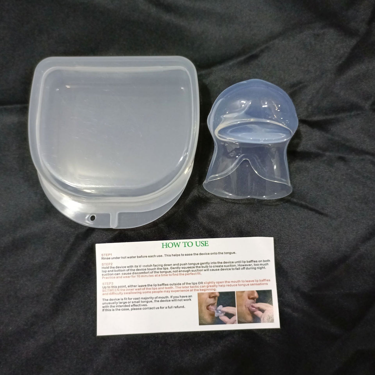 Anti snoring tongue sleeve device, anti snoring device, tongue silicone anti snoring respirator, sleep apparatus