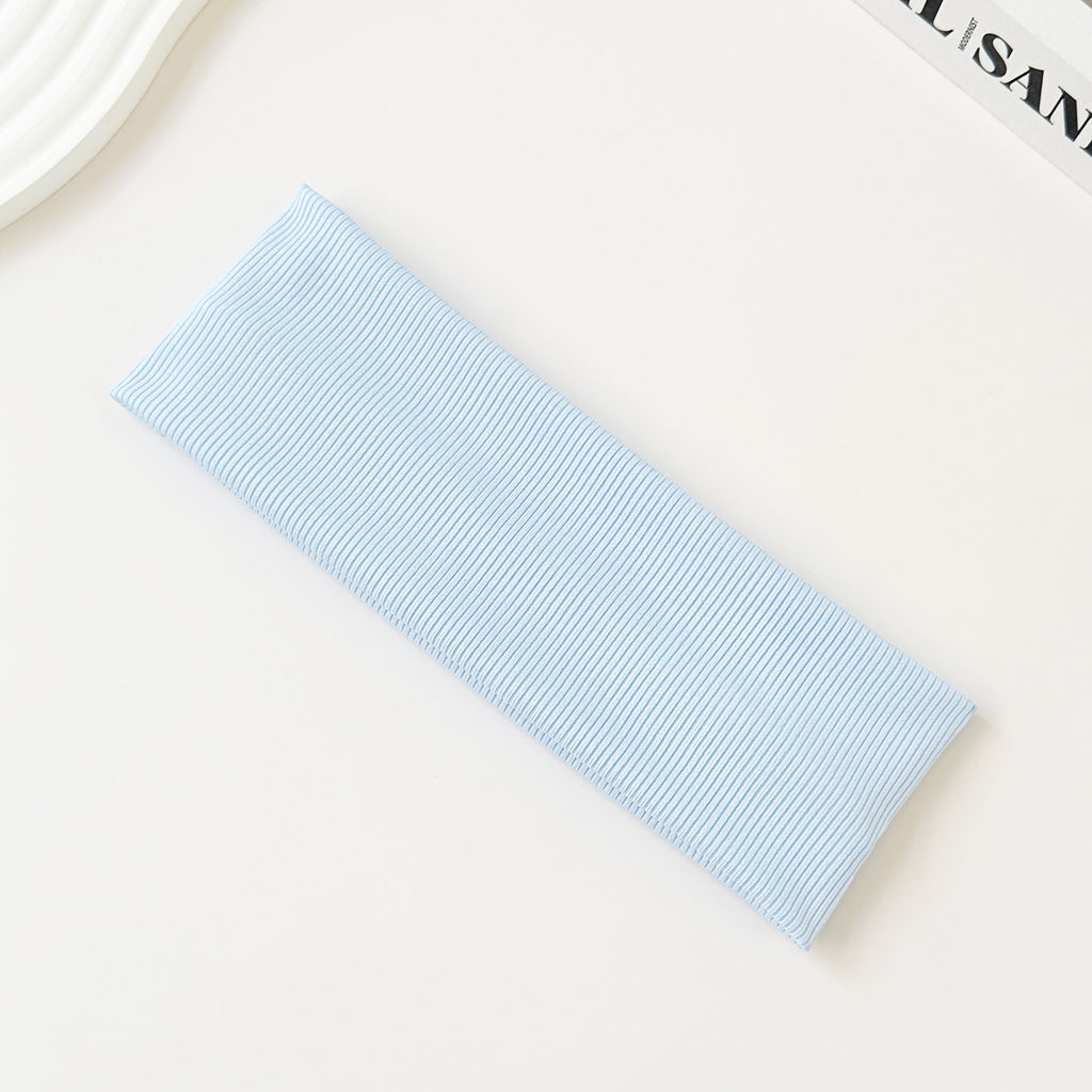 Cotton Elastic Headband Wide Sweat-Absorbent Band, Solid Color, Multi-Functional Headwear